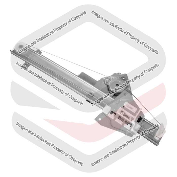 Door Window Regulator Rear AM (Electric With Motor)