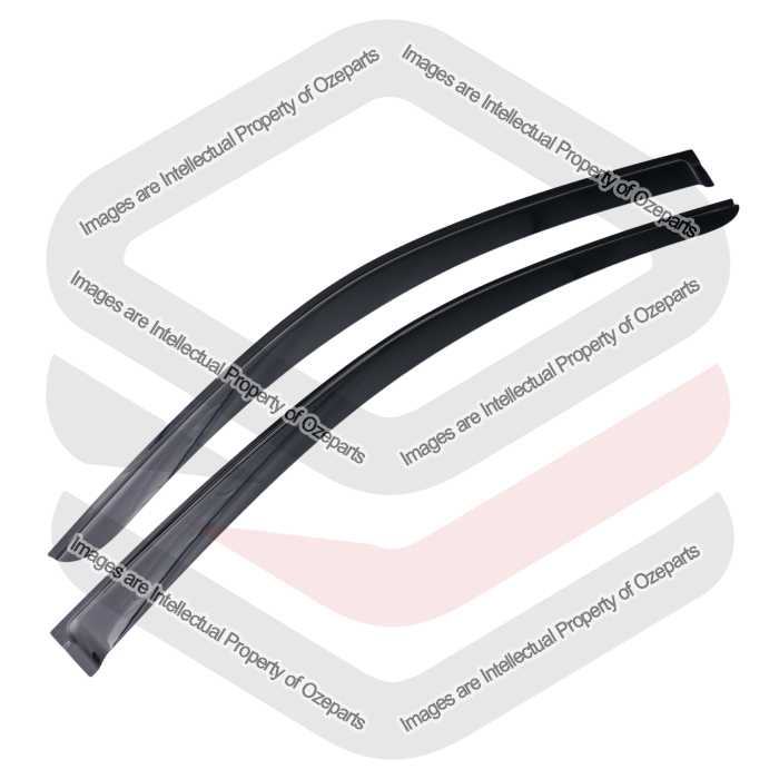 Door Window Visors (SET 2) - Extra Cab