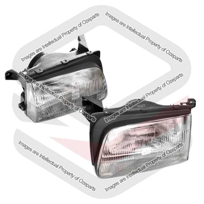 Head Light AM (PC Lens) With Lines on Lens (SET LH+RH)