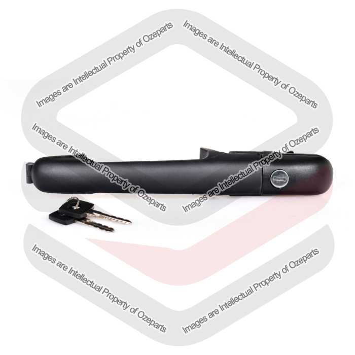 1 x Rear Sliding Outer Door Handle w/ Barrel & Key For Mercedes Vito W638 98~03