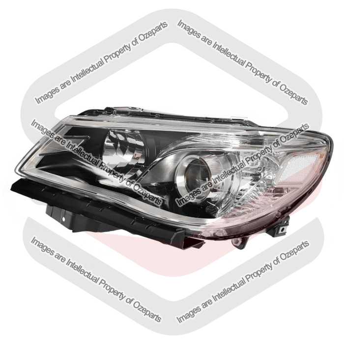 LH LHS Left Hand Head Light Lamp Black For Holden Commodore VF 2013~2018 SS SV6
