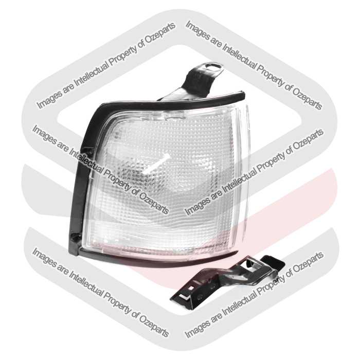 Corner Light White (Black Edge)