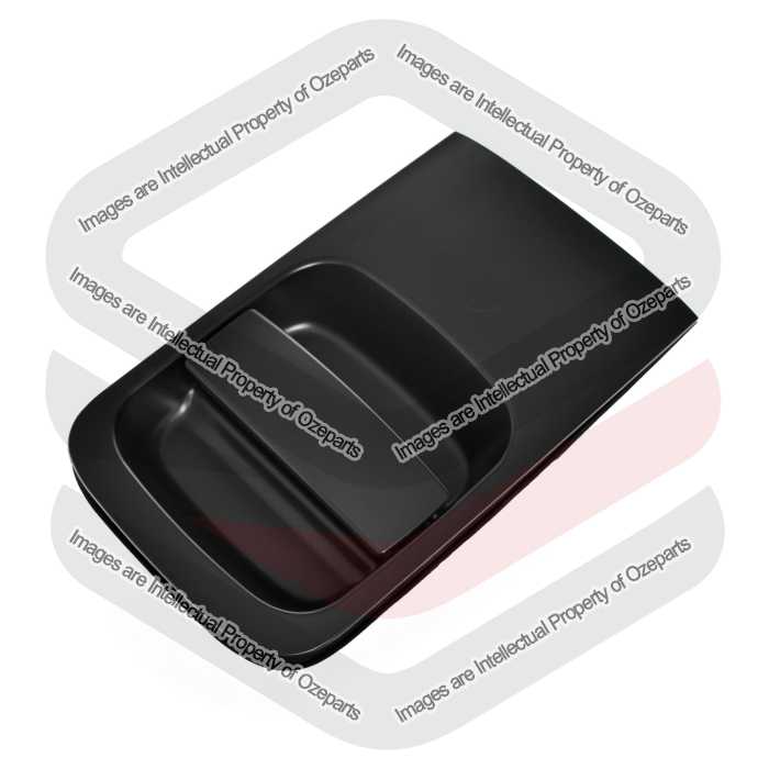Door Handle Outer (Matte Black)  SLIDING