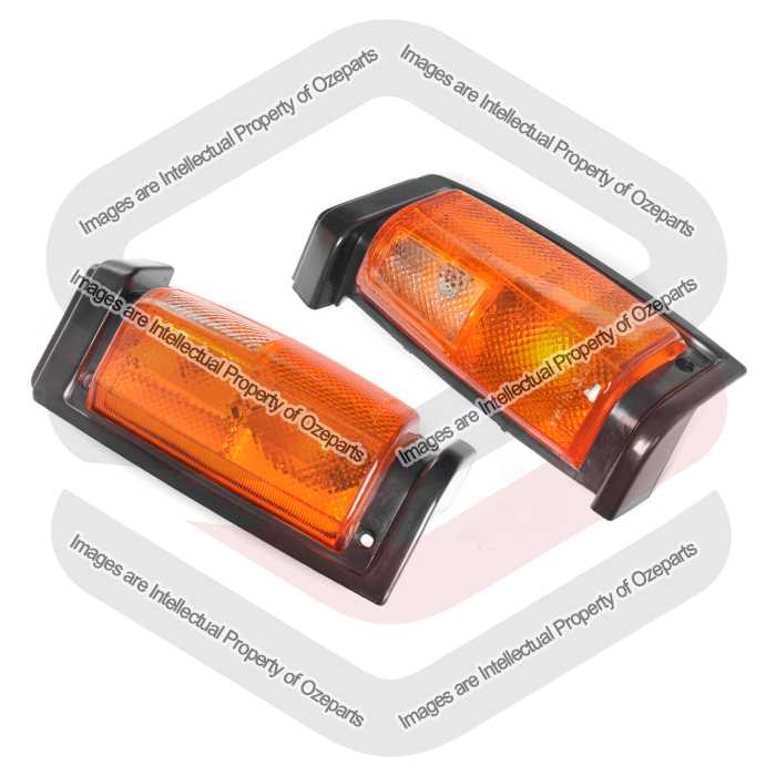 Corner Light (Black Edge) (SET LH+RH)