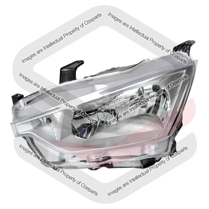LH Left Hand Head Light Front Lamp Halogen For Isuzu D-Max Dmax 2020~2024