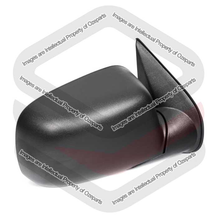 Door Mirror  Manual  (No Flasher Black)
