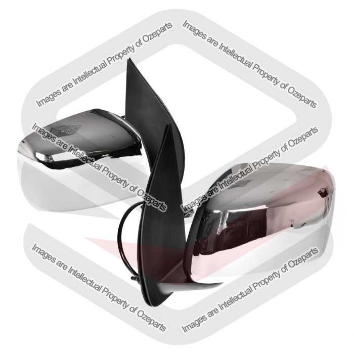 Door Mirror AM Electric (Chrome) Navara (SET LH+RH)