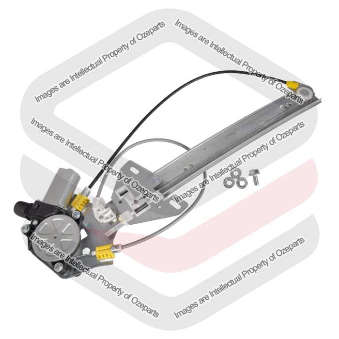 Door Window Regulator Rear (Electric With 2 Pin Motor)