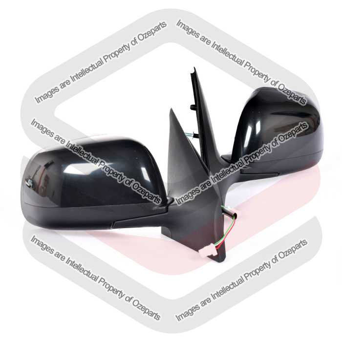 Door Mirror AM Electric (Gloss Black) (SET LH+RH)