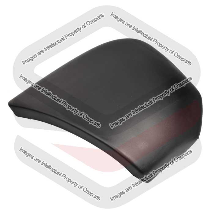Bar End Cover Front AM (To 1994) - Texture Black