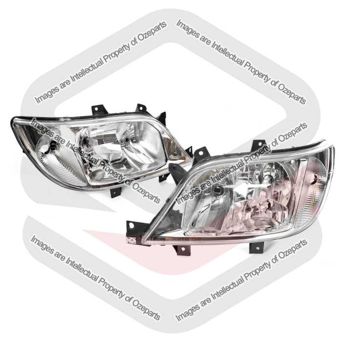 Head Light AM (2/03-) Clear Lens (Set LH+RH)