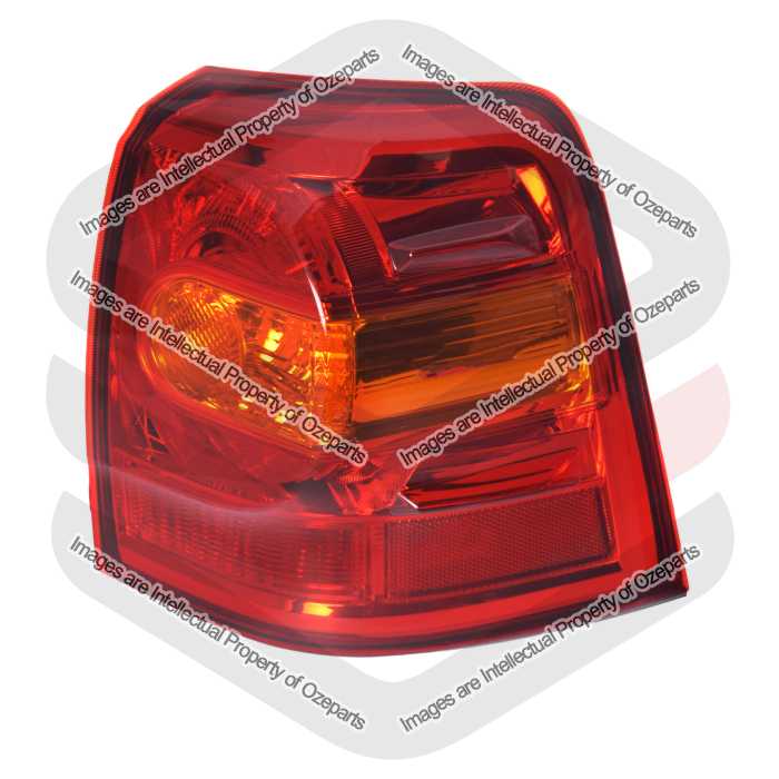 Ozeparts Fits Toyota Landcruiser 200 Series 2 2012~2015 (Tailgate Type) | Tail Light Rear Lamp (LED) Non Emark | RH RHS Right Hand (Driver Side)
