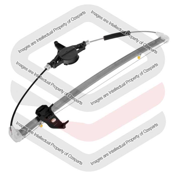 Door Window Regulator Rear (Electric No Motor)