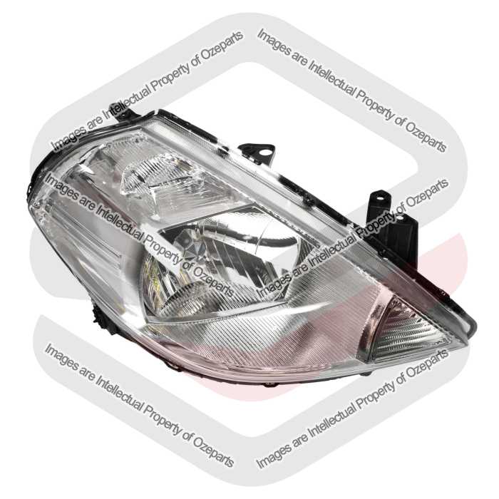 TYC Fits Nissan TIIDA C11 2006~2009 Vin MNT Sedan (Also Fit Vin JN1 Hatch) | Headlight Head Light Front Lamp Chrome | RH RHS Right Hand (Driver)