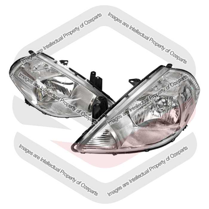 Head Light AM (With Reflector Cap - Ref Description) (Set LH+RH)