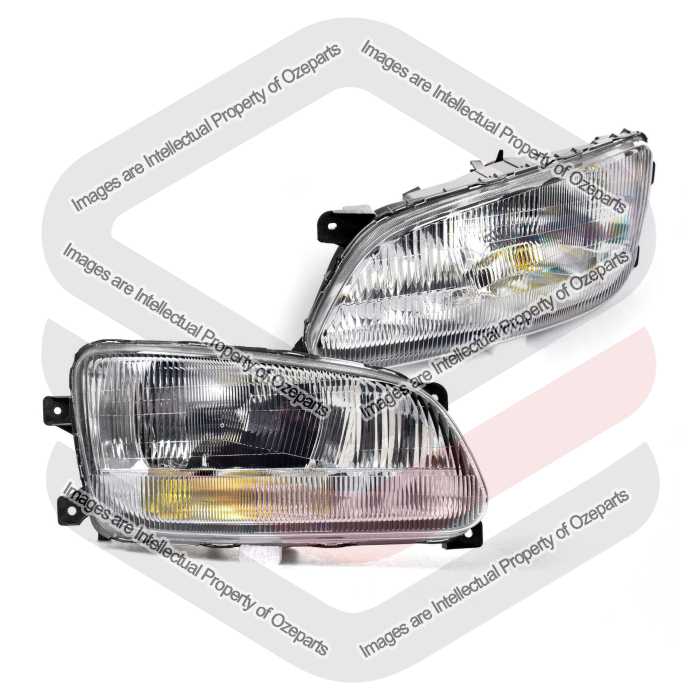 TYC Fits Hino Ranger Pro 500 Series FC FD GD FG FL FM Truck 2003~On | Headlights Head Lights Front Lamps | Pair of LH Left Hand + RH Right Hand