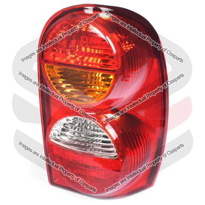 RH Right Hand Tail Light Rear Lamp 3 Globes For Jeep Cherokee / Liberty KJ 01~04