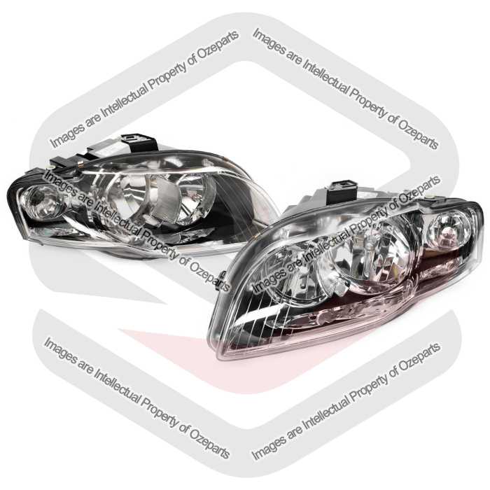 Head Light (Non Xenon) (Clear Lens Cap) (SET LH+RH)