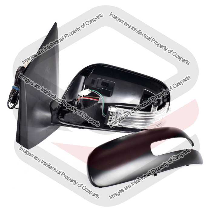 LH Left Hand Electric Door Mirror For Toyota Yaris NCP93 SEDAN 08~17 With Light