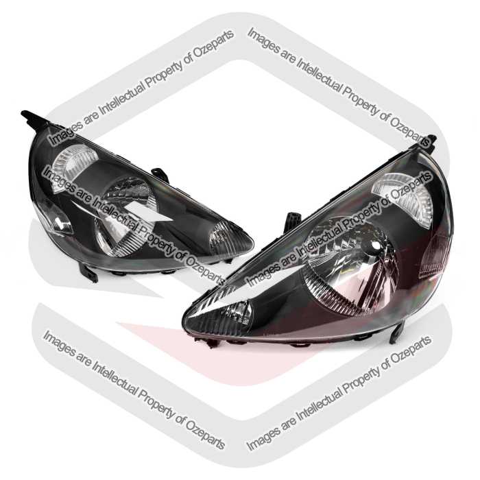 Head Light AM (Black Reflector - GLi Only) (SET LH+RH)