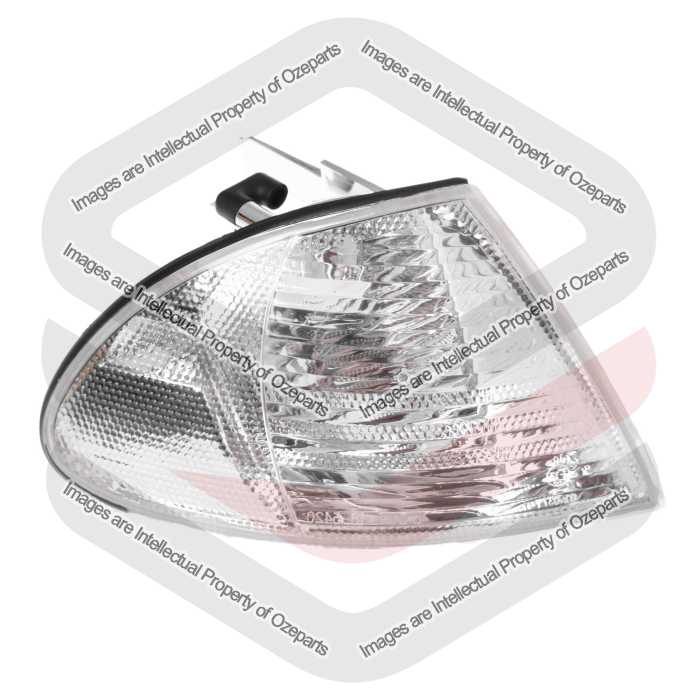 TYC Fits BMW 3 Series E46 Series 1 Sedan 1998~2001 | Corner Light Indicator Lamp (Clear) | RH RHS Right Hand (Driver Side)