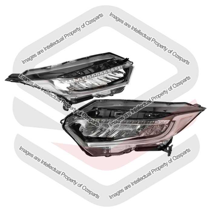 TYC Fits Honda HR-V HRV Series 2 2018~On VTi-S / VTi-LX / RS | Headlights Head Lights Front Lamps (LED) | Pair of LH Left Hand + RH Right Hand