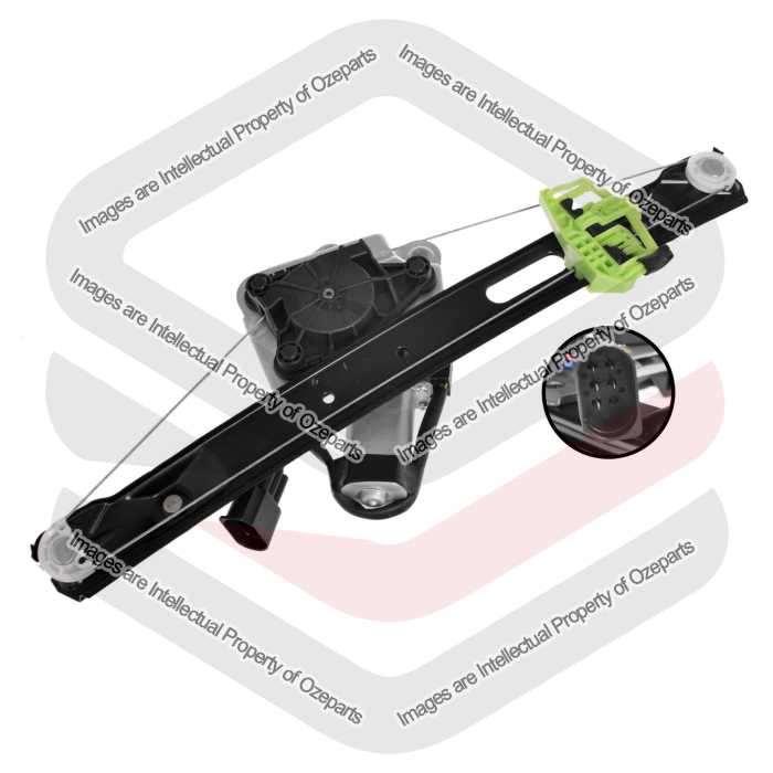 Door Window Regulator Rear (Electric With 5 Pin Motor)