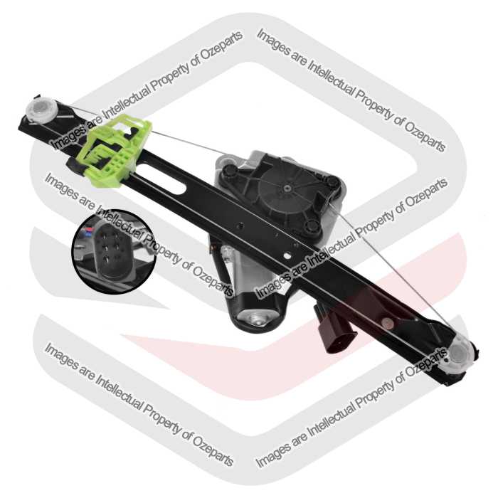 Door Window Regulator Rear (Electric With 5 Pin Motor)