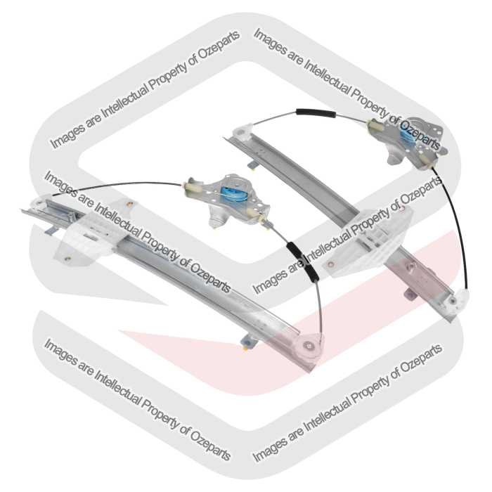 Door Window Regulator Rear (Electric No Motor) (SET LH+RH)