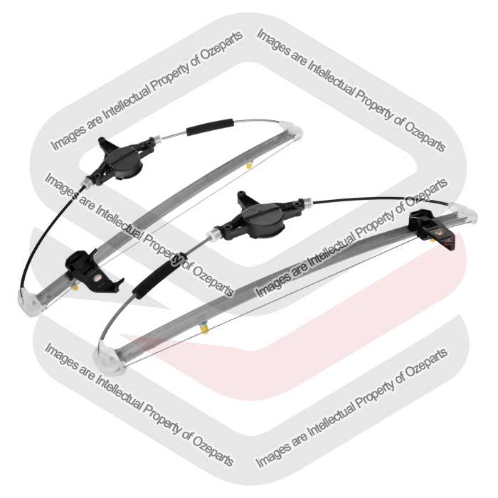 Rear Pair LH+RH Electric Window Regulator No Motor For Mazda CX5 CX-5 KE 12~17