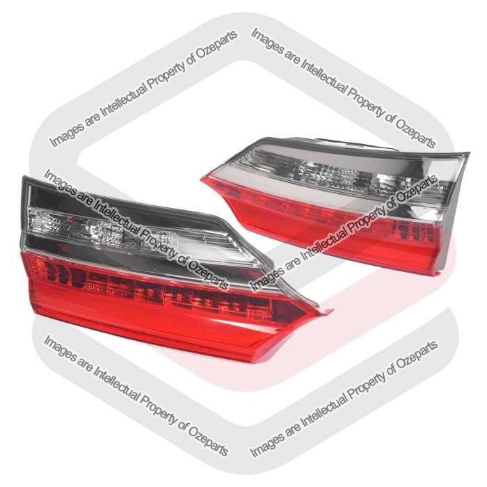 Pair LH+RH Boot Lid Light Tail Lamp LED For Toyota Corolla ZRE172 Sedan 16~19