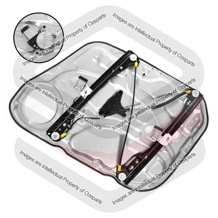 Door Window Regulator Front AM (With Panel With Motor)