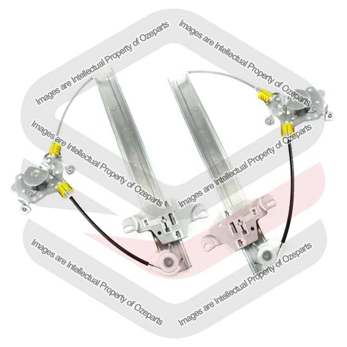 Door Window Regulator  Rear (Electric Type NO Motor) (SET LH+RH)