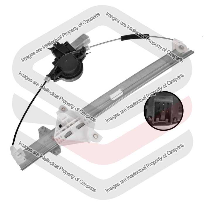 Door Window Regulator Front (Electric With Motor)