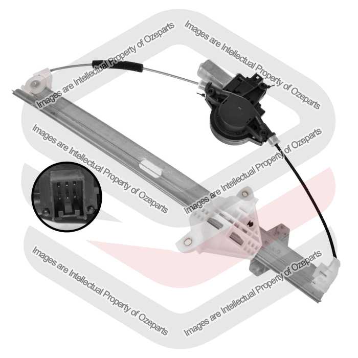 Door Window Regulator Front (Electric With Motor)