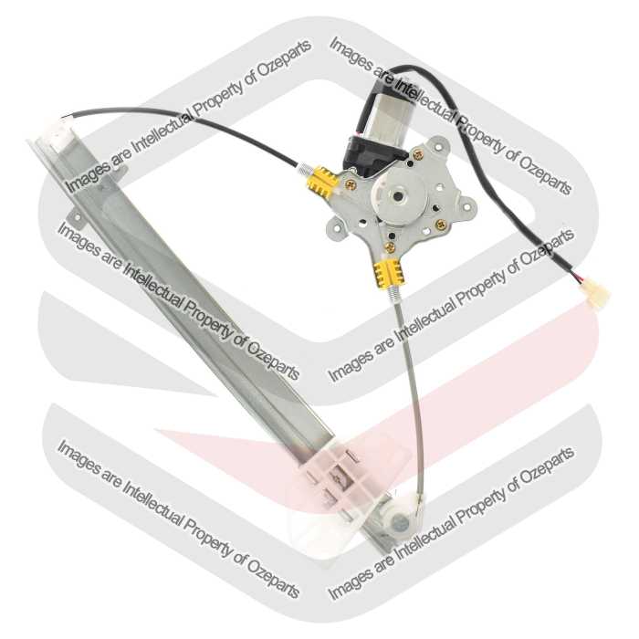 Door Window Regulator AM Front (With Motor)