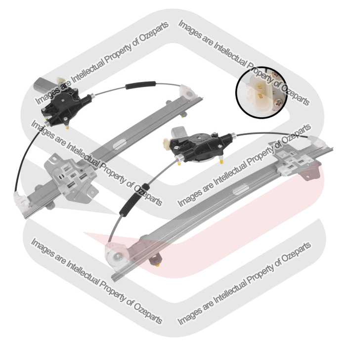 Door Window Regulator Front (Electric With Motor) (SET LH+RH)