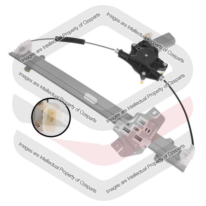 Door Window Regulator Front (Electric With Motor)