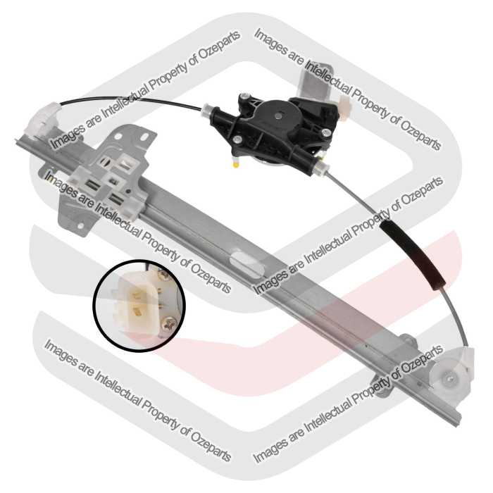 Door Window Regulator Rear (Electric With Motor)