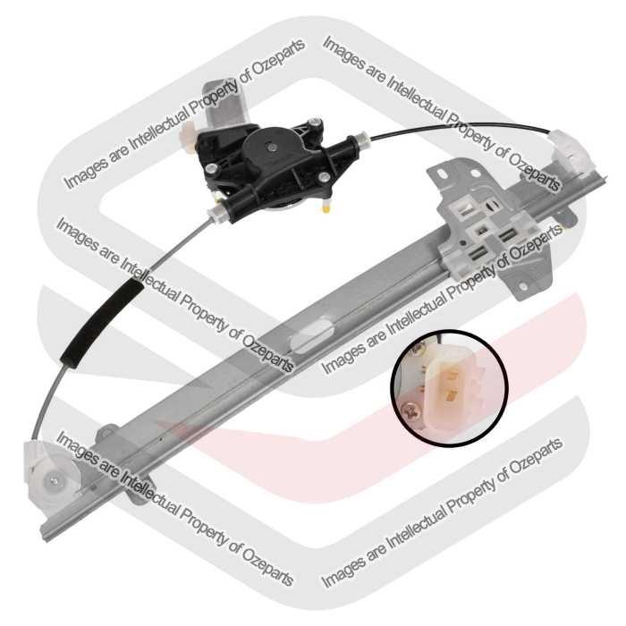 Door Window Regulator Rear (Electric With Motor)