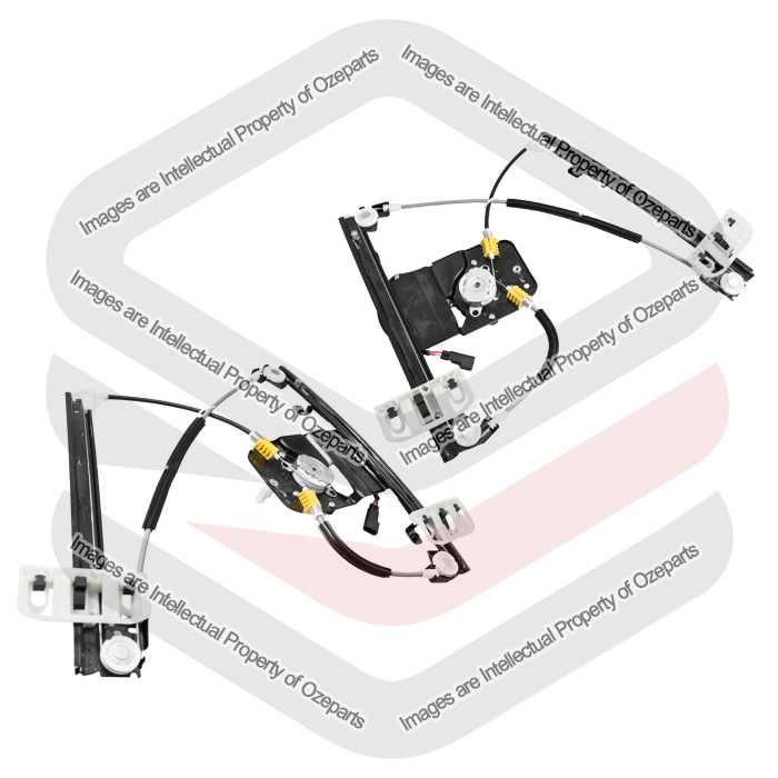 Door Window Regulator Rear (Electric With Motor) (SET LH+RH)