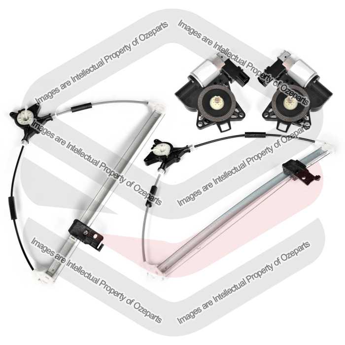 Door Window Regulator  Rear (Electric With Motor) (SET LH+RH)