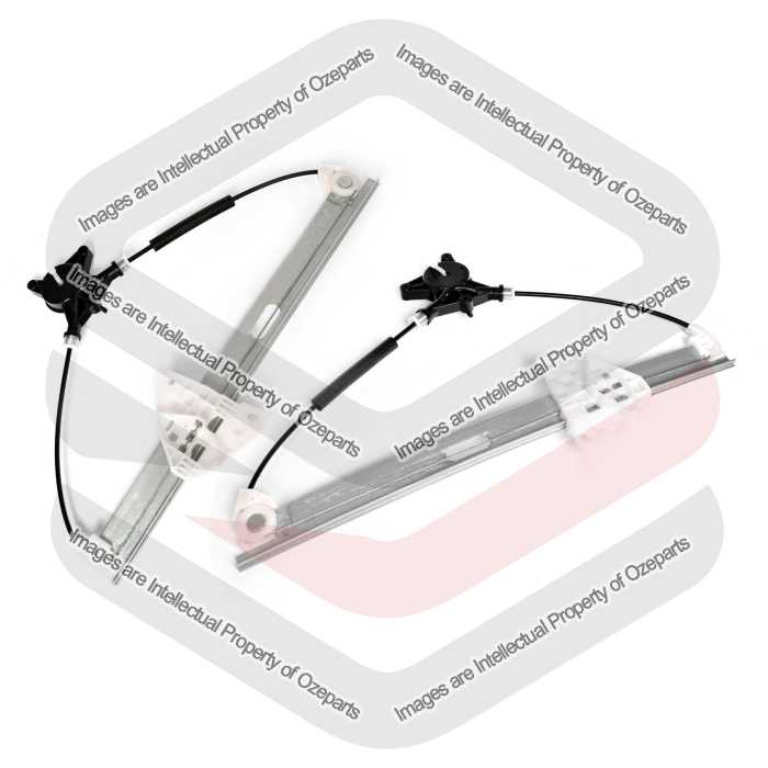 Door Window Regulator  Rear (Electric No Motor) (SET LH+RH)