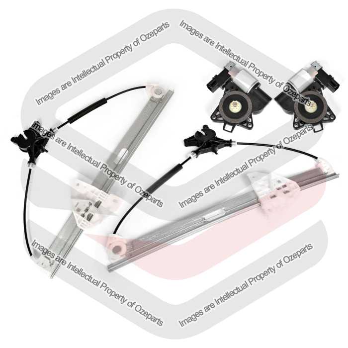 Door Window Regulator  Rear (Electric With Motor) (SET LH+RH)