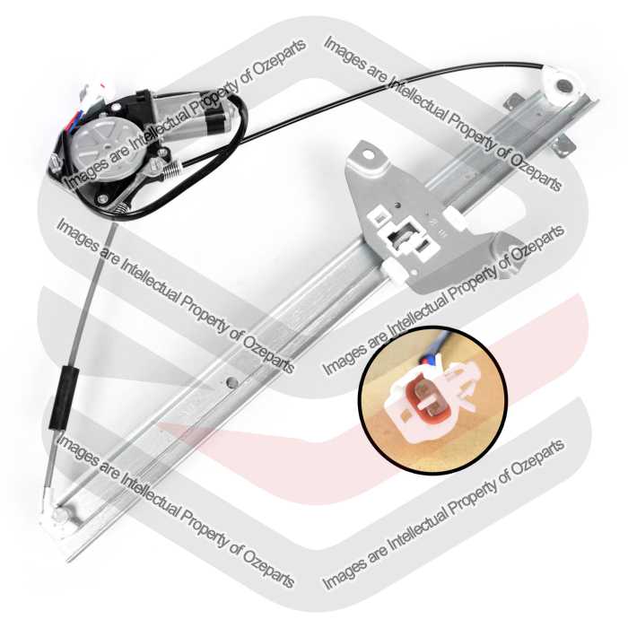 Door Window Regulator Front - 5 Door Only (Electric With Motor)