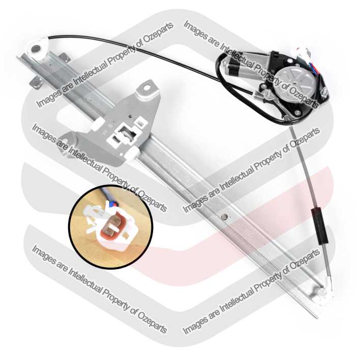 Door Window Regulator Front - 5 Door Only (Electric With Motor)