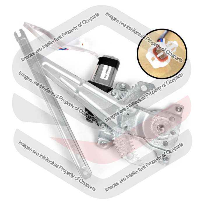 Door Window Regulator Rear - 5 Door Only (Electric With Motor)