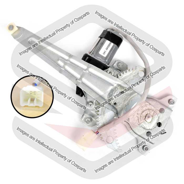 Door Window Regulator Rear (Electric 2 Pin Motor)