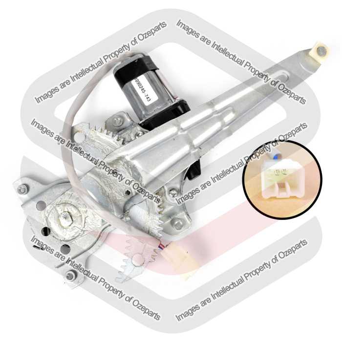 Door Window Regulator Rear (Electric 2 Pin Motor)