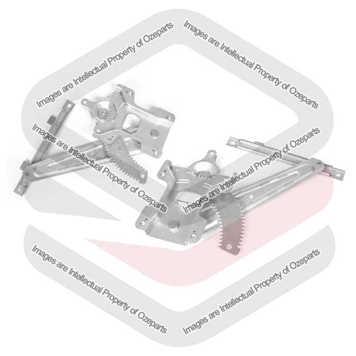 Door Window Regulator Rear (Electric No Motor) (SET LH+RH)